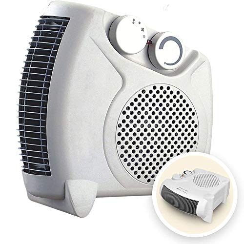 Heizlüfter 500 Watt - Keramik Heizstrahler - Heizlüfter mit Überhitzungsschutz - extra Stark - 2 Heizstufen - Geeignet für Büro,