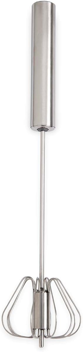 Mrs. Anderson’s Baking Rotary Whisk Hand Blender, Stainless Steel, 10.25-inches