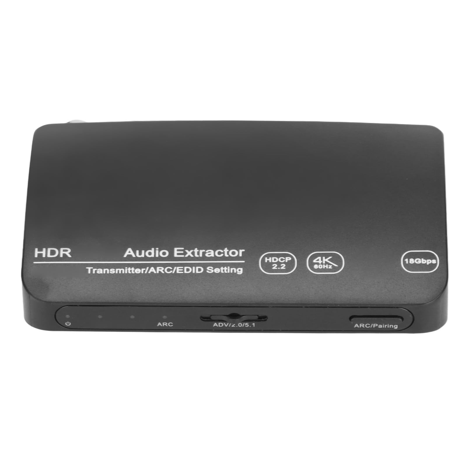 ASHATA Extractor Convertidor de Audio 4K 60Hz HDMI 2.0: HDMI, óptico, Salida Bluetooth, Dolby Atoms/DTS HD, HDR, Compatibilidad con Dolby Vision