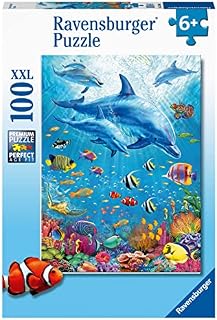 Ravensburger Pod of Dolphins 100 Piece Children's Jigsaw Puzzle for Kids Age 6 Years and up