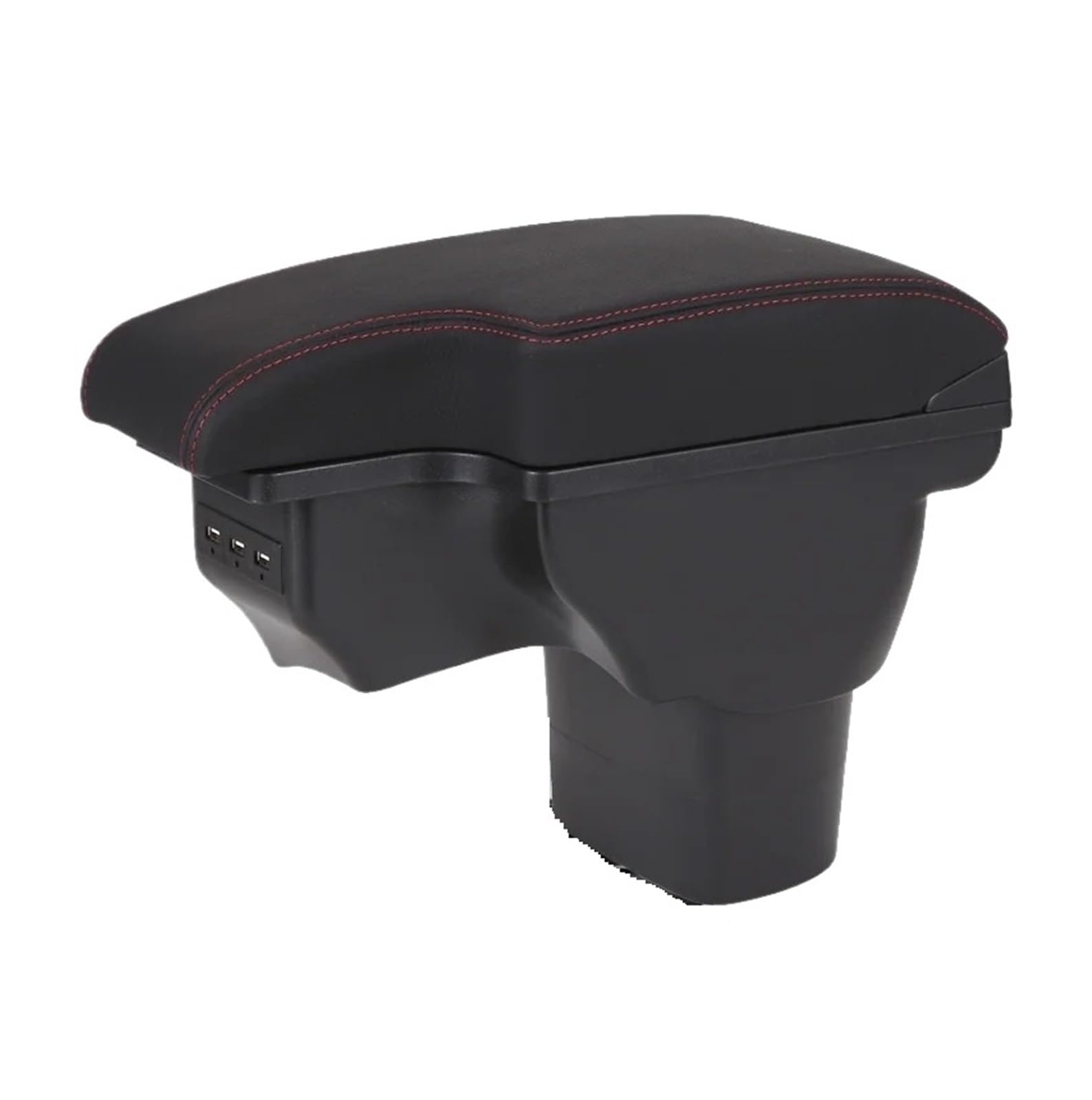 Umdjju B1 Black Red Corium For Nissan For Juke For Infiniti For Esq 2010-2019 Armrest Box Car Accessories Interior Details Storage Retrofit Parts Usb Car Centre Console Armrest Box(B1 Black Red Corium)