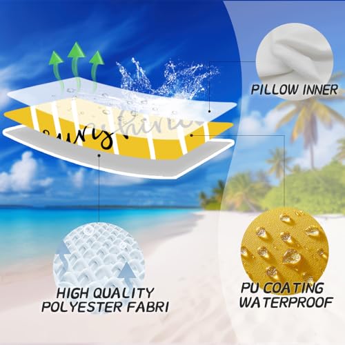 Dfxszoutdoorpillowcovers18x18inchsetof2hellosunshinedecoryellowwaterproofthrowpillowcoverssummeroutdoorwaterproofpillowcoversdecorforpatiofunituregardensofacouch020b18  Urban Country Home Decor Dfxsz outdoor pillow covers 18×18 inch set of 2 hello sunshine decor yellow waterproof throw pillow covers summer outdoor waterproof pillow covers decor for patio funiture garden sofa couch 020b18  urban country home decor