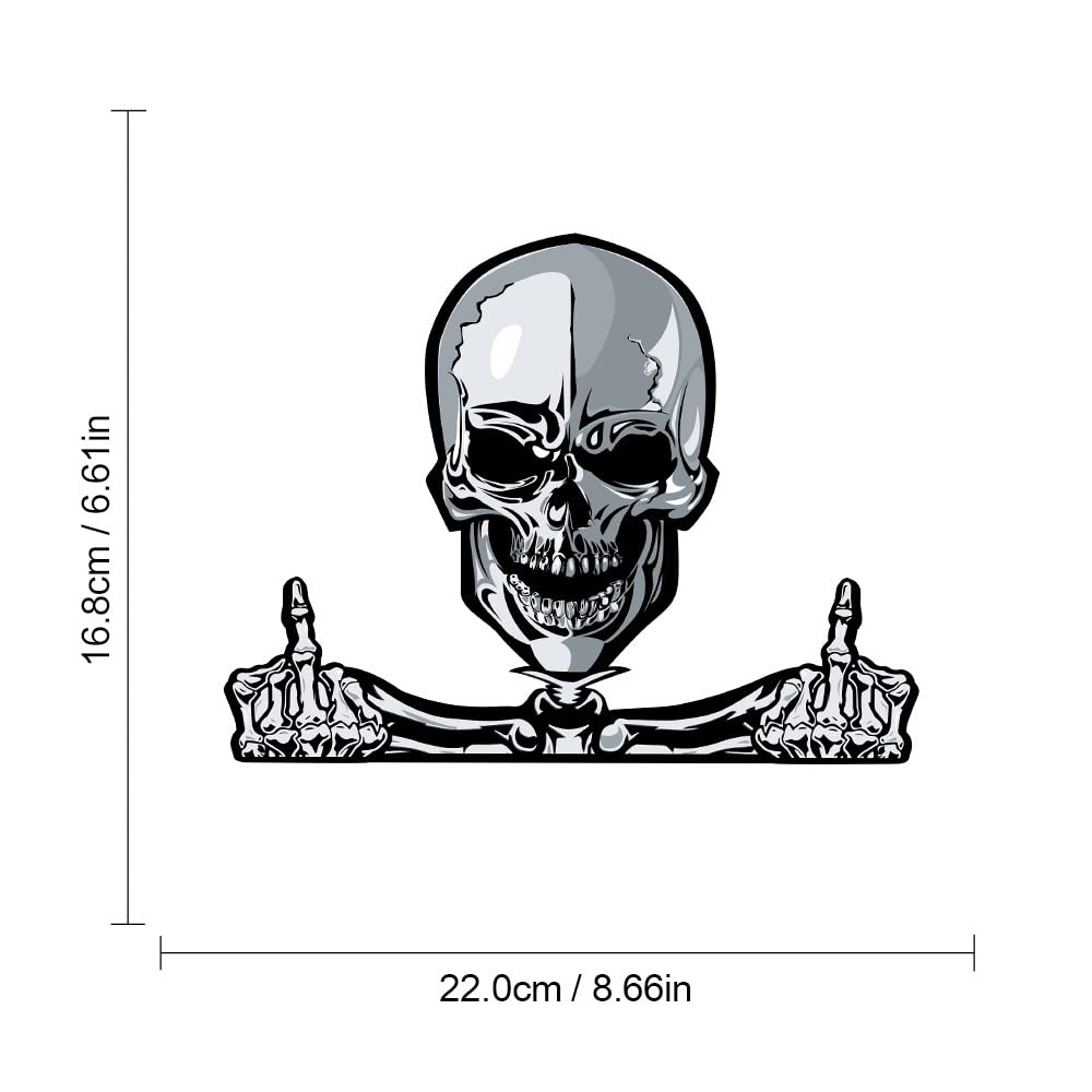 Leniutor Adhesivo Agrietado De Personaje De Terror De Halloween Para Automóviles, Calcomanía De PVC 3D De Doble Cara Para Ventana, Puerta, Parachoques Accesorios De Automóvil, Decoración (novia De