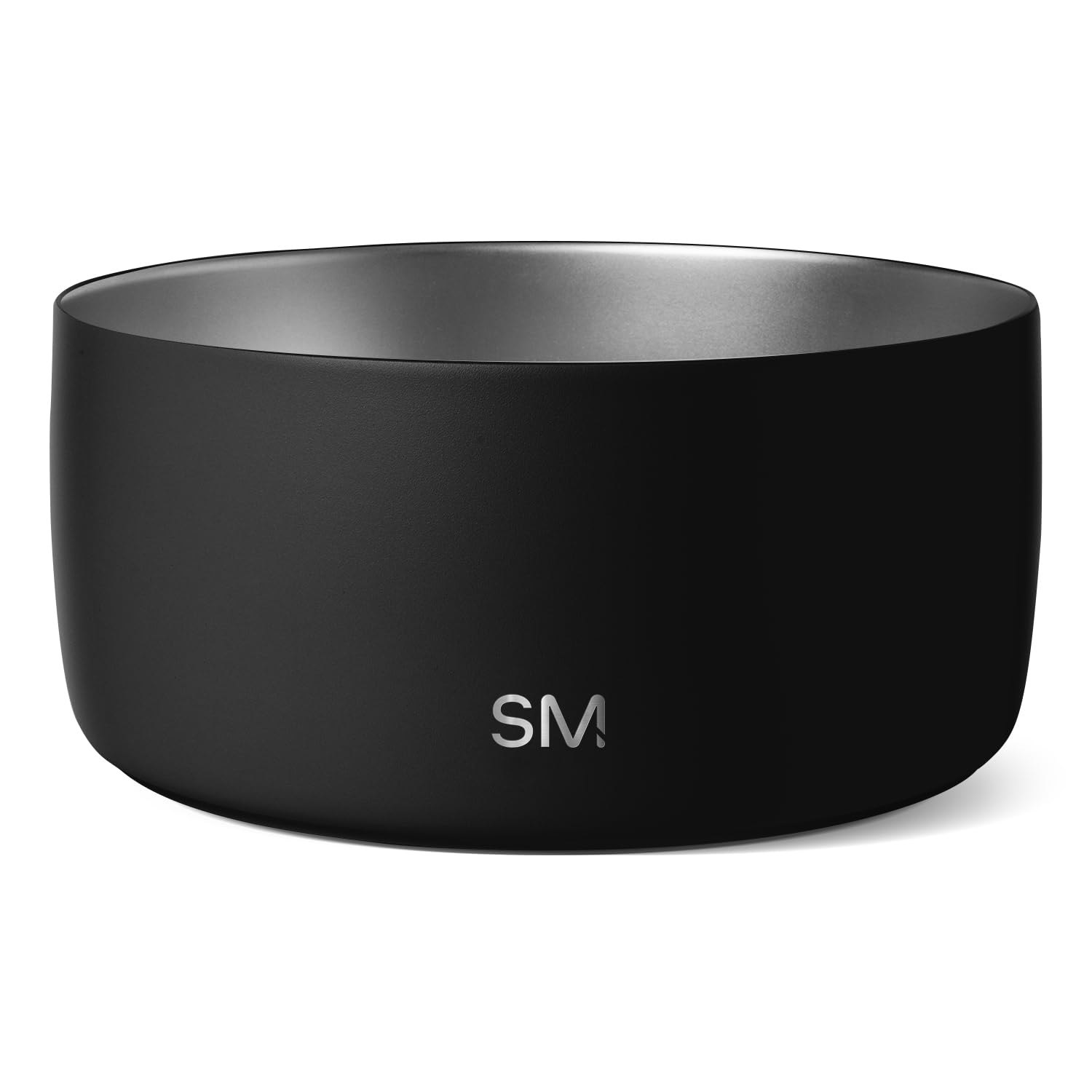 Simple Modern Stainless Steel Pet Water Bowl for Dogs & Cats | Insulated Stainless Steel Food Bowls for Dog Cat | No Tip No Slip BPA Free | Bentley Collection | Medium (4 Cups) | Midnight Black