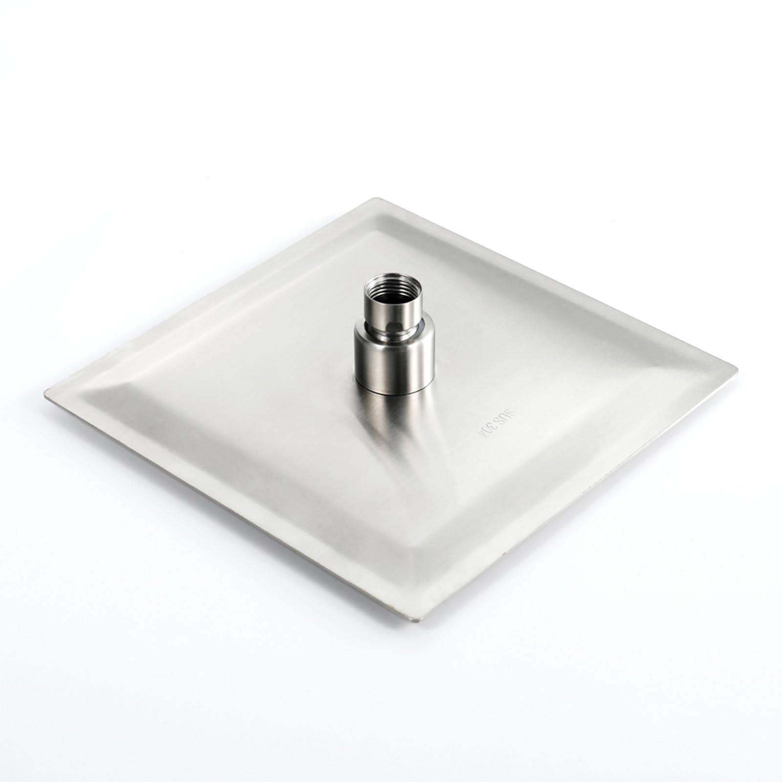 16 Pulgadas Rociador para Ducha de Alta Presión, Giratorio 360°, Cuadrado Cabezal de Ducha Lluvia de Acero Inoxidable Alcachofa Ducha con Ducha Boquillas Antical, 40x40cm Cromo
