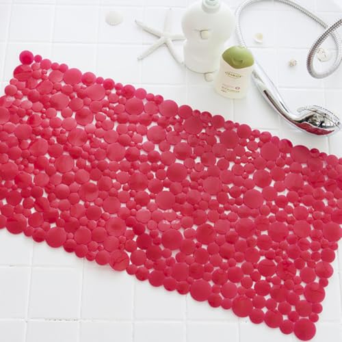 Alfombrilla antideslizante de PVC para baño con ventosas de alta sujeción que evitan resbalones en ducha 8