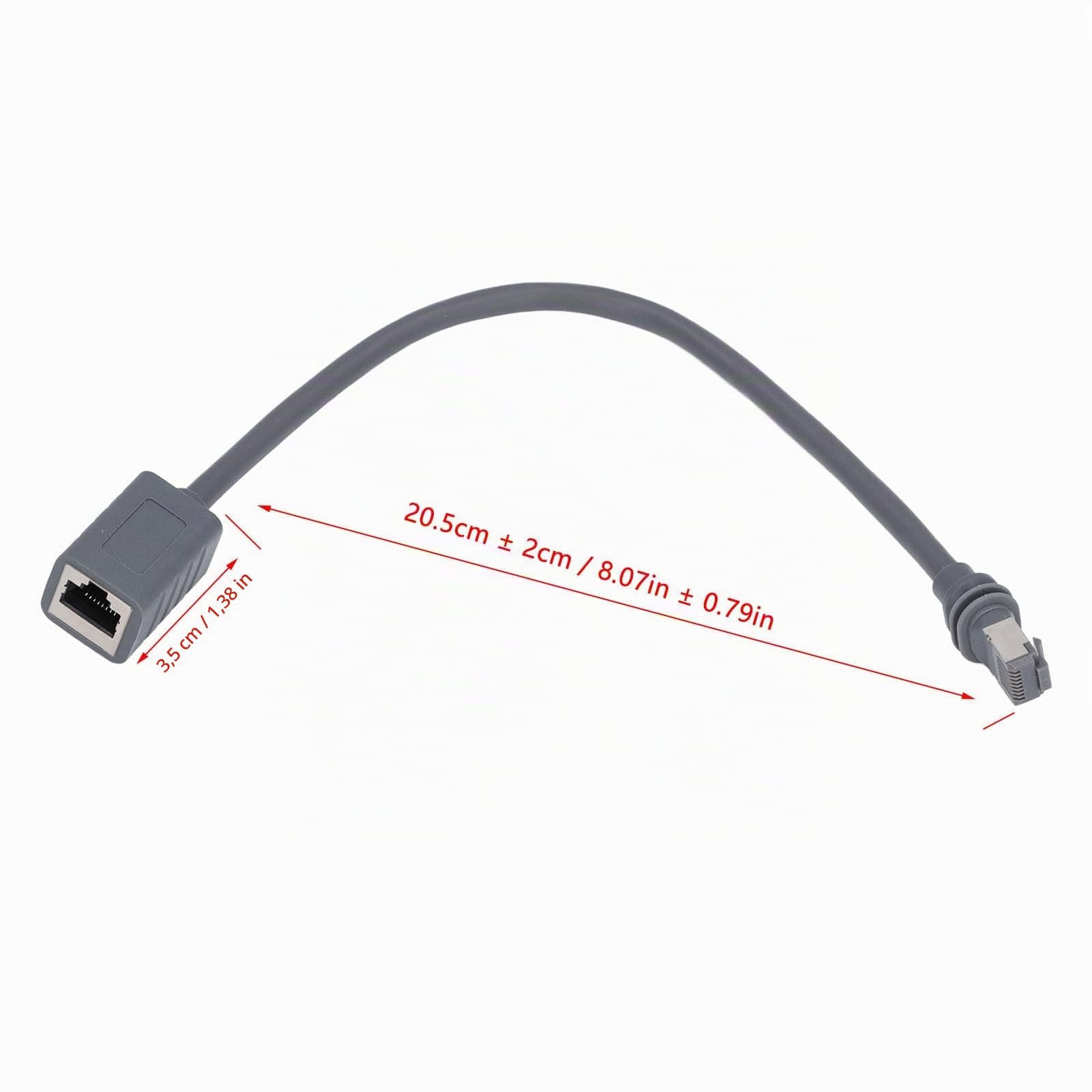 Adattatore Ethernet Satellitare, Cavo Internet Satellitare 1200 Mbps SPX Maschio a RJ45 per Gen 3, Cavo RJ45 Adattatori Connettore Femmina per Gen 3 Dishy