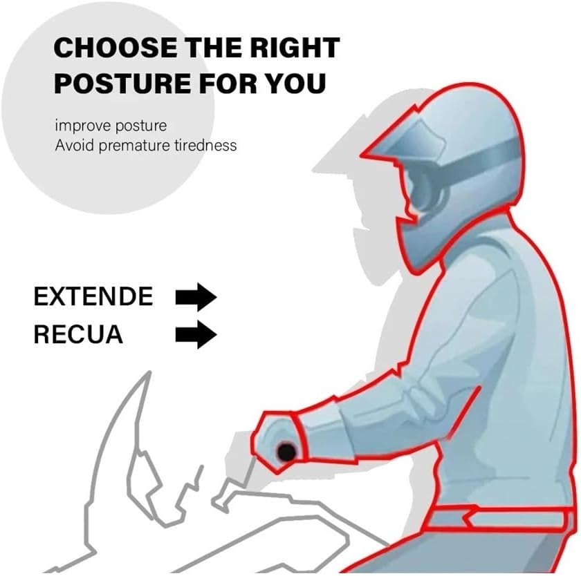 Handle Bar Riser Handlebar Clamp For B&M&W R1200RS R 1200 1250 R1250 R1200 RS R1250RS 2019-2021 Motorcycle Handlebar Riser Drag Handle Bar Clamp Extend Adapter