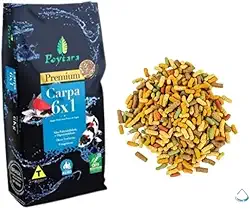Poytara Ração Para Peixes Premium Carpa 6X1 3Kg