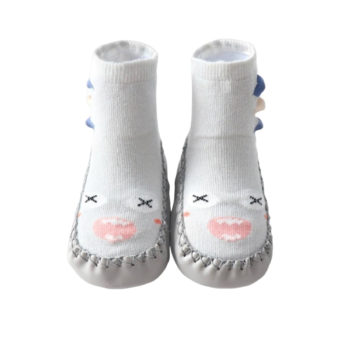Non Skid Sock Shoes for Baby Boy Girls Soft Cotton Booties Old Toddler Breathable Indoor Outdoor Walking Slipper for Active Kids | All Season Wear | 3 Month to 24 Month-image-23