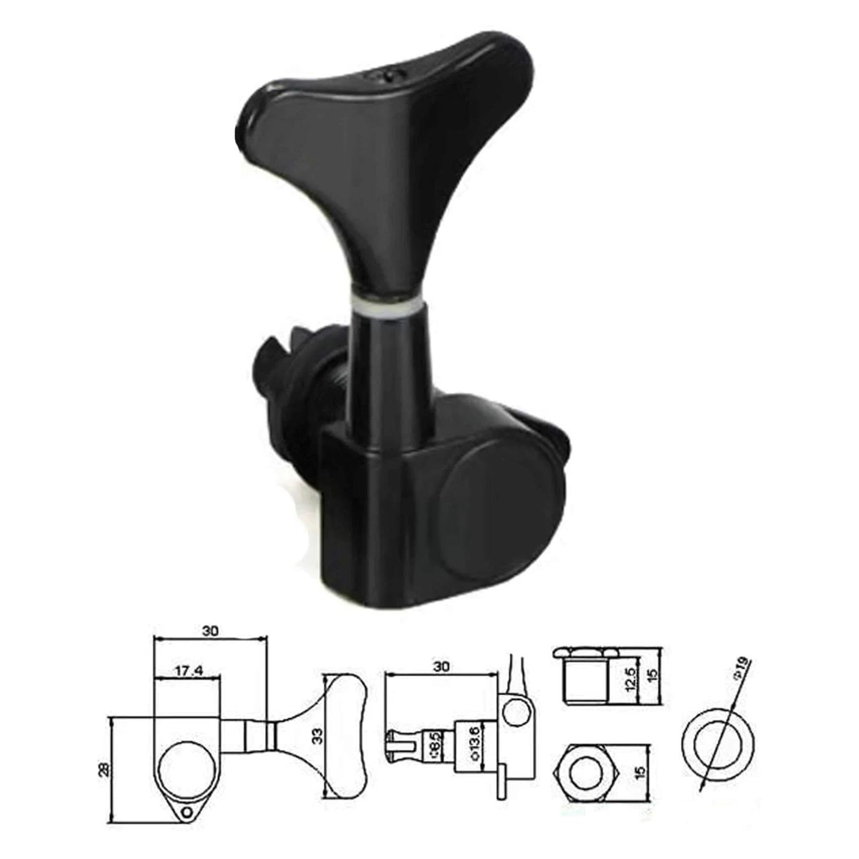 Klucze Do Kluczy Do Gitary Basowej Uszczelnione 2R2L Machine Head Tuners