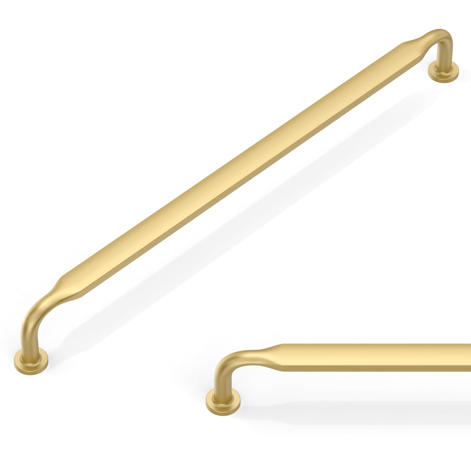 Talentedeco 10 Pack Gold Cabinet Pulls, 256mm(10.5 Inch) Center to Center Hole Center, Kitchen Cabinet Handles for Drawer Dresser, Cupboard and Wardrobe — image 1