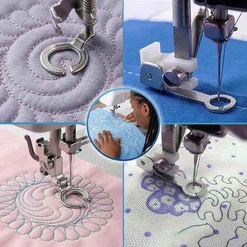 Set de 6 Piezas de Prensatelas para Quilting miniatura 5