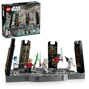 LEGO Star Wars Ahsoka Tano’s Duel on Peridea Building Toy for Kids, Collectible Toy with 5 Star Wars Minifigures Including Grand Admiral Thrawn & Ahsoka, Fun Gift for 8 Year Old Boys & Girls, 75385