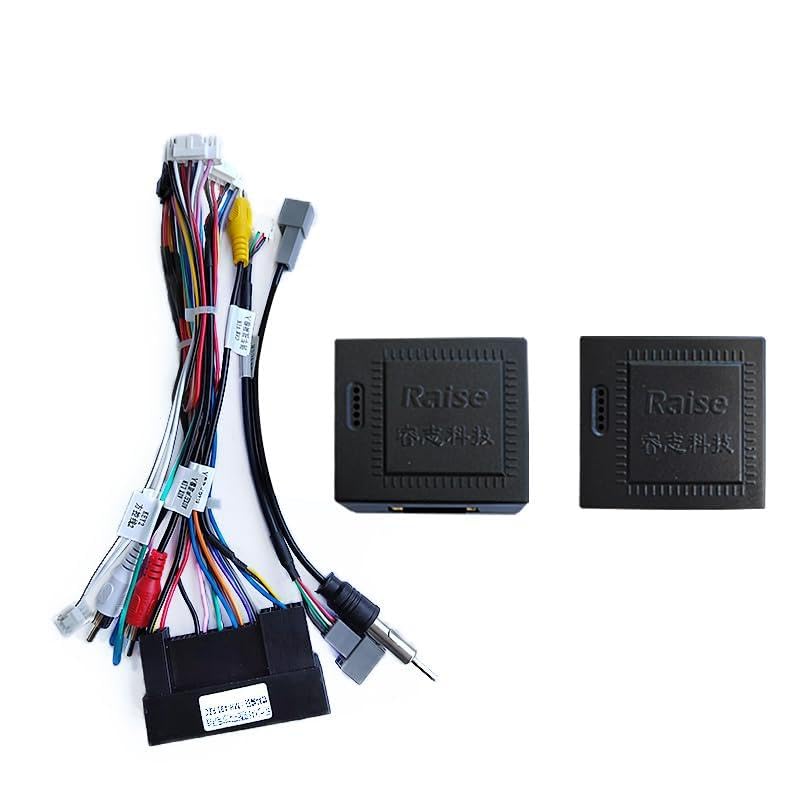 Car 16pin for Audio Wiring Harness with Canbus Box for Hyundai IX45 High Configuration Stereo Installation Wire Adapter