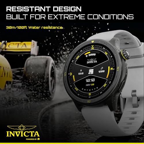 Image of Invicta I-Tech Digital Smartwatch, 1.43″ Display, Silicone Strap, Swim Tracking, 100+ Sports Modes, Bluetooth 5.3, GPS,Unisex