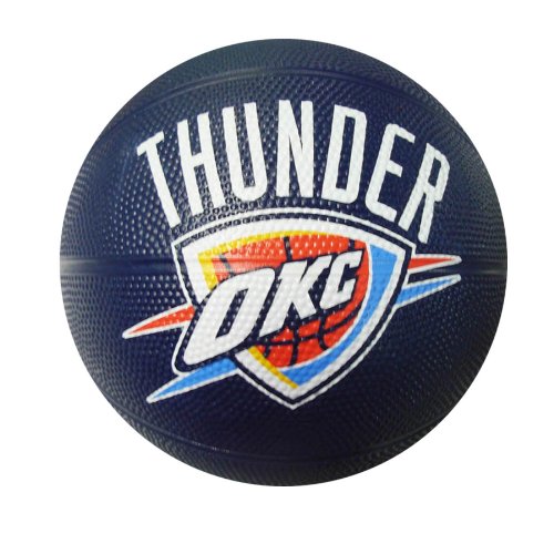 Spalding NBA Oklahoma City Thunder Mini Rubber Basketball