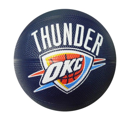 %24 OFF! Spalding NBA Oklahoma City Thunder Mini Rubber Basketball