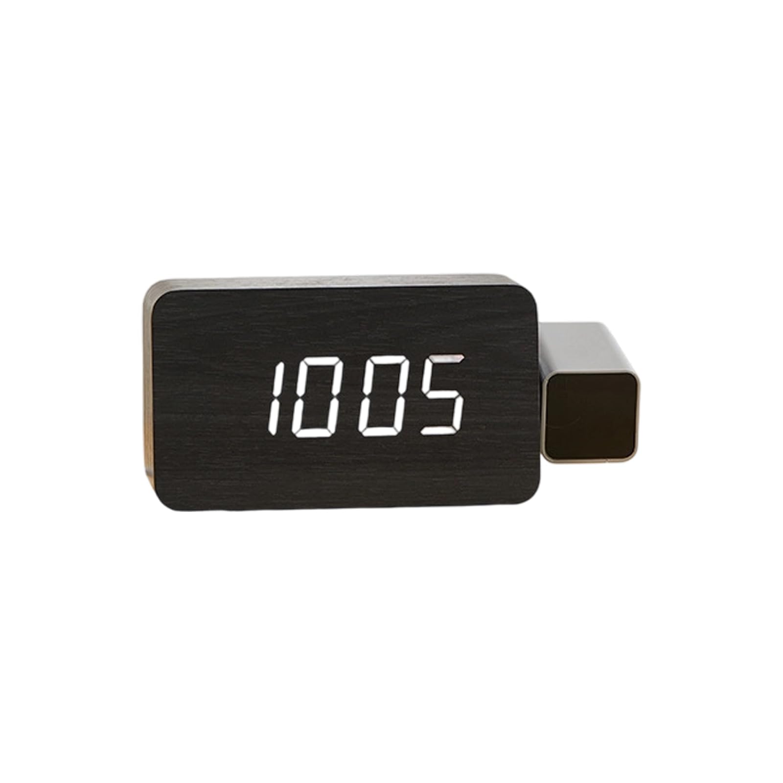 Hsioluted 180° Wall/Ceiling Projector Clock with L Alarms LED Digital Display, Night Light for Elderly & Heavy Sleepers Projection Alarm Clock