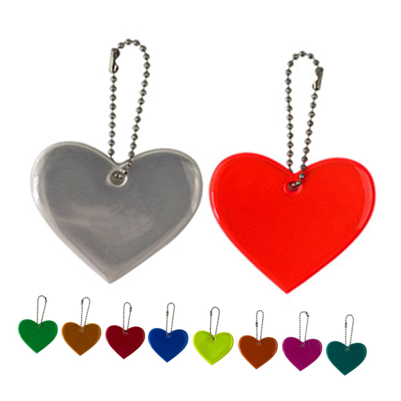 PRETYZOOM Children Keychain Tassel Heart Pendant with Sequin Heart for Outdoor Activities