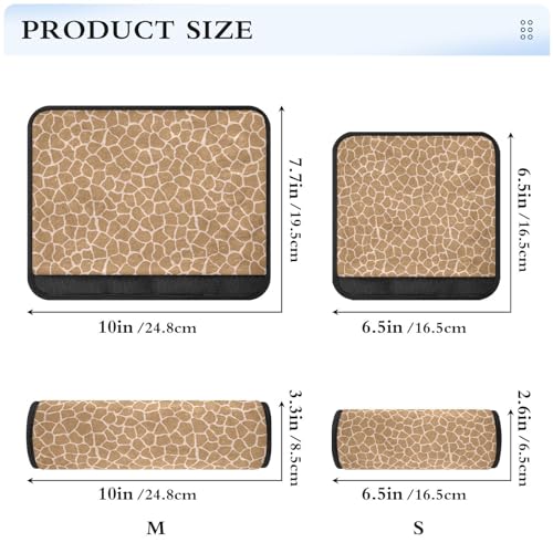Image of Seat Belt Cover Pad 2 Pcs Soft Seat Strap Cover Cute Protector Support Head Neck Shoulder for Car Seats High Chair Backpack (6.5x6.5in) Animal Print