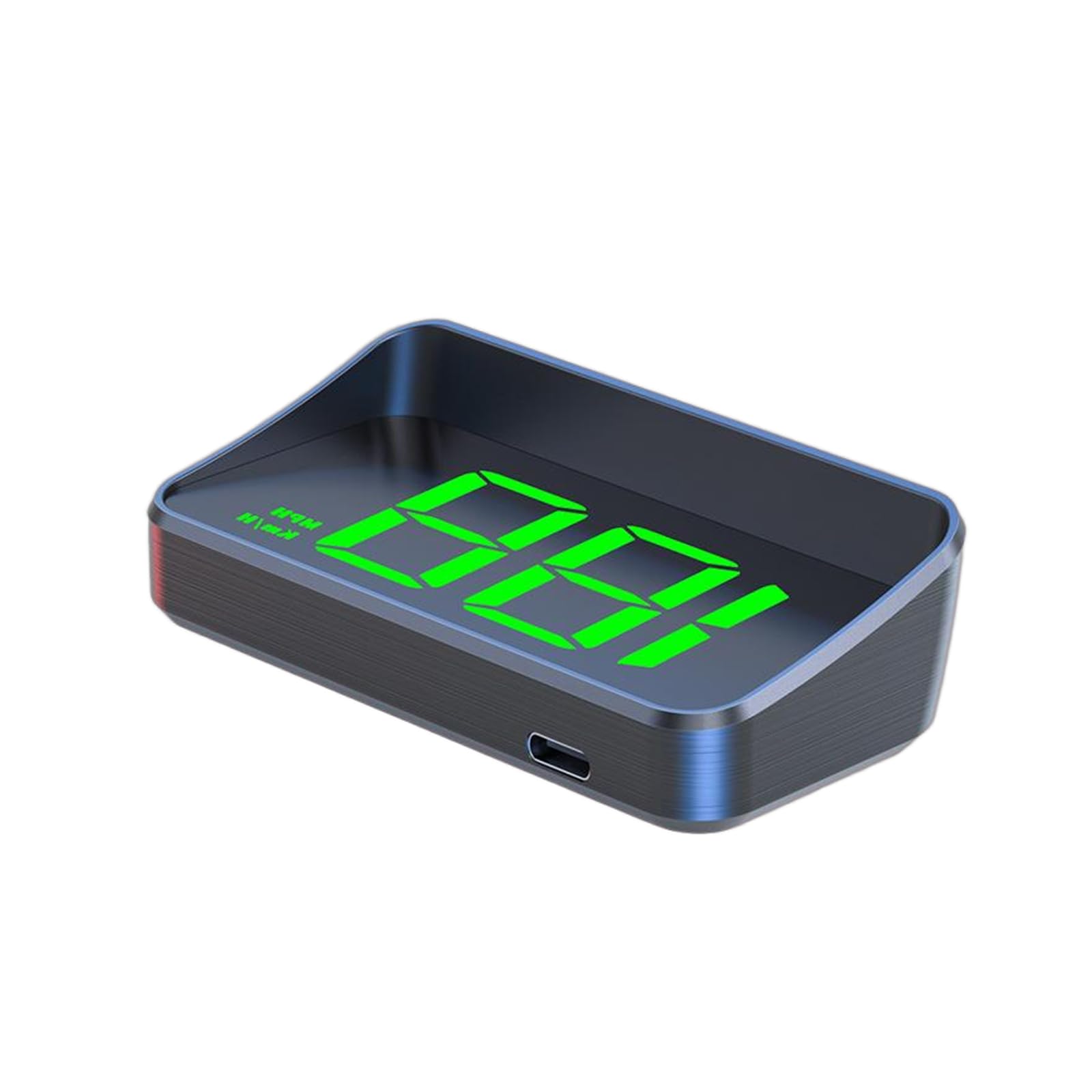 Heads Up Display for Hyundai Staria Santafe Kona, USB Plug & Play Digital GPS HUD Speedometer with Shading Plate, HD MPH Large Font Automatic Brightness Adjustment,B Green B Green normal