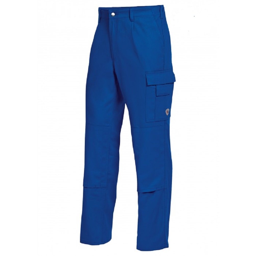 BP 1486-060-13-56 spodnie robocze, z elastycznym tyłem, 300,00 g/m², czysta bawełna, królewski błękit, 56