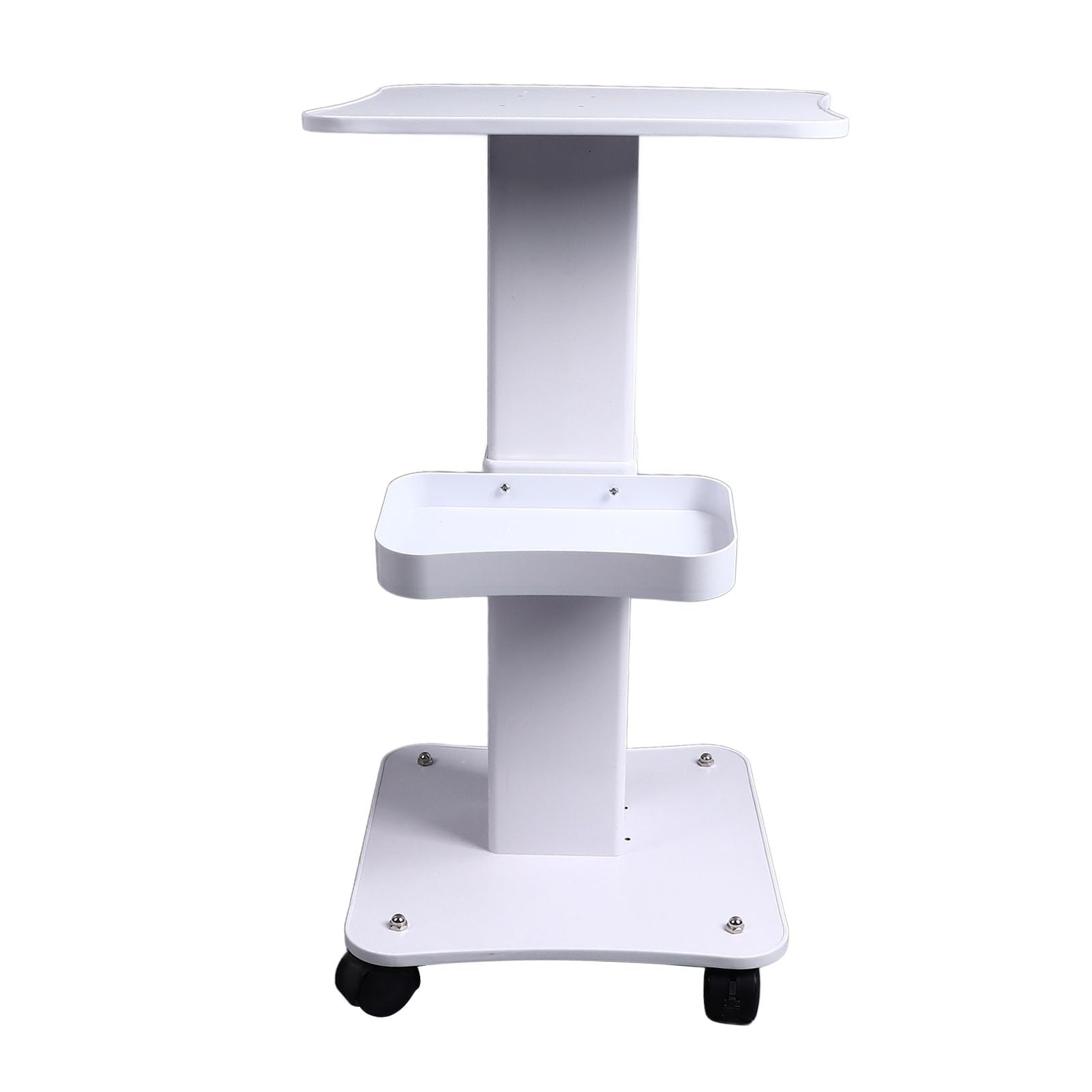 Dpofirs Laborwagen, Schönheitswagen mit Rädern, Rollender Laborwagen, Mobiler Wagen, Rollender Klinikwagen mit Tablett, 220 Lbs Tragfähigkeit, für Labor, Klinik, Schönheit und Salon