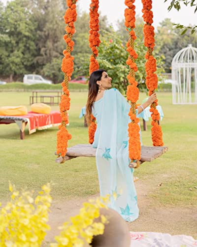 Image of GoSriKi Women's Cotton Blend Straight Solid Kurta with Pant & Dupatta (Resoti New-GS)