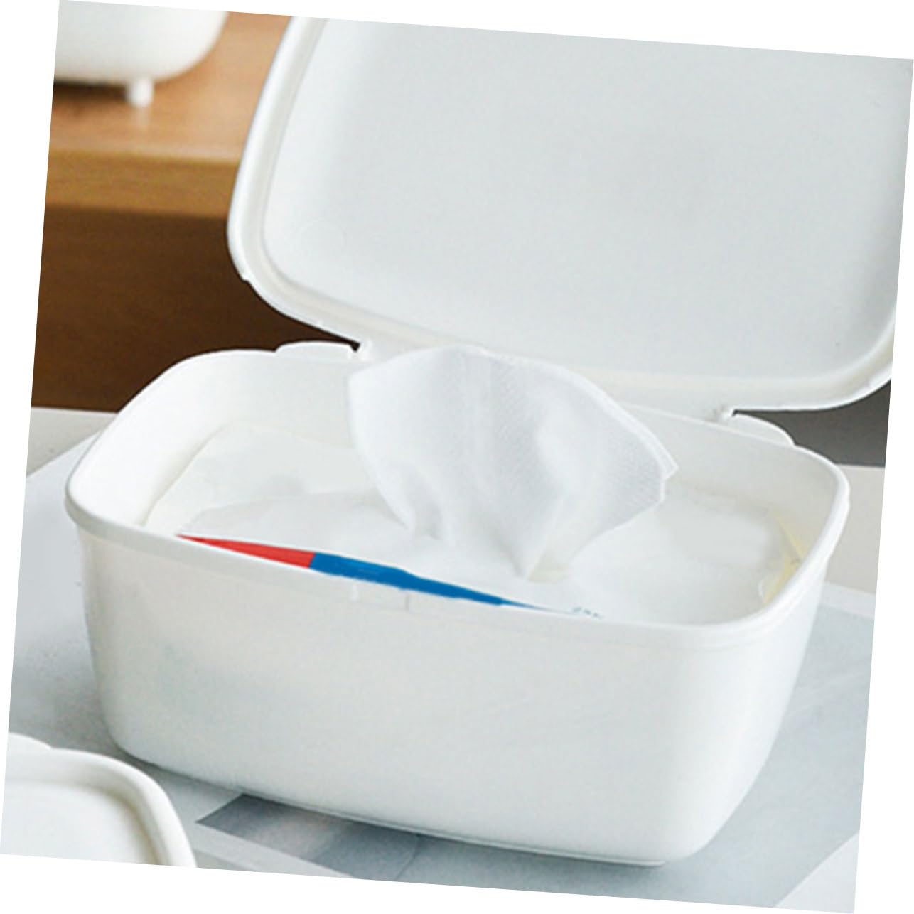 3 juegos Caja de toallitas Dispensador de toallitas Máscara Organizador de almacenamiento Bolsa de toallitas Estuche Contenedor Porta toallitas Estuche for toallitas Porta contenedor de toallitas Disp