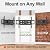 Full Motion Mount, USX MOUNT UL Listed TV Wall Mount for Most 42-84 inch TVs, Holds up to 120lbs, Max VESA 600x400mm, Swivel TV Bracket with Dual Articulating Arms Tilt Rotation Fits 16" Wood Stud