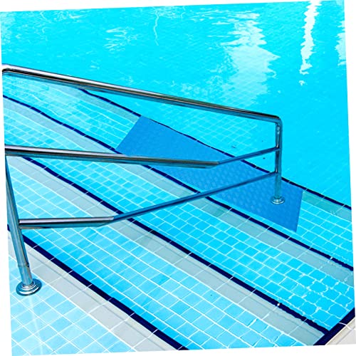 Alfombrilla antideslizante para escaleras de piscina azul miniatura 6