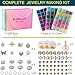 XJRLUK Glass Beads Bracelet Making Kit, 3000 pcs 72 Colors 6 mm Crystal Beads for Jewelry Making, Glass Beads Kits for Beginners DIY Earrings Necklaces Rings Crafts Birthday Gifts