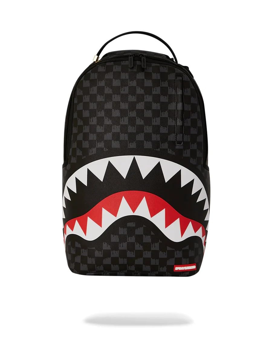 Buy Sprayground Drip Check DLXSV Backpack, Black, Black, Modern" Or