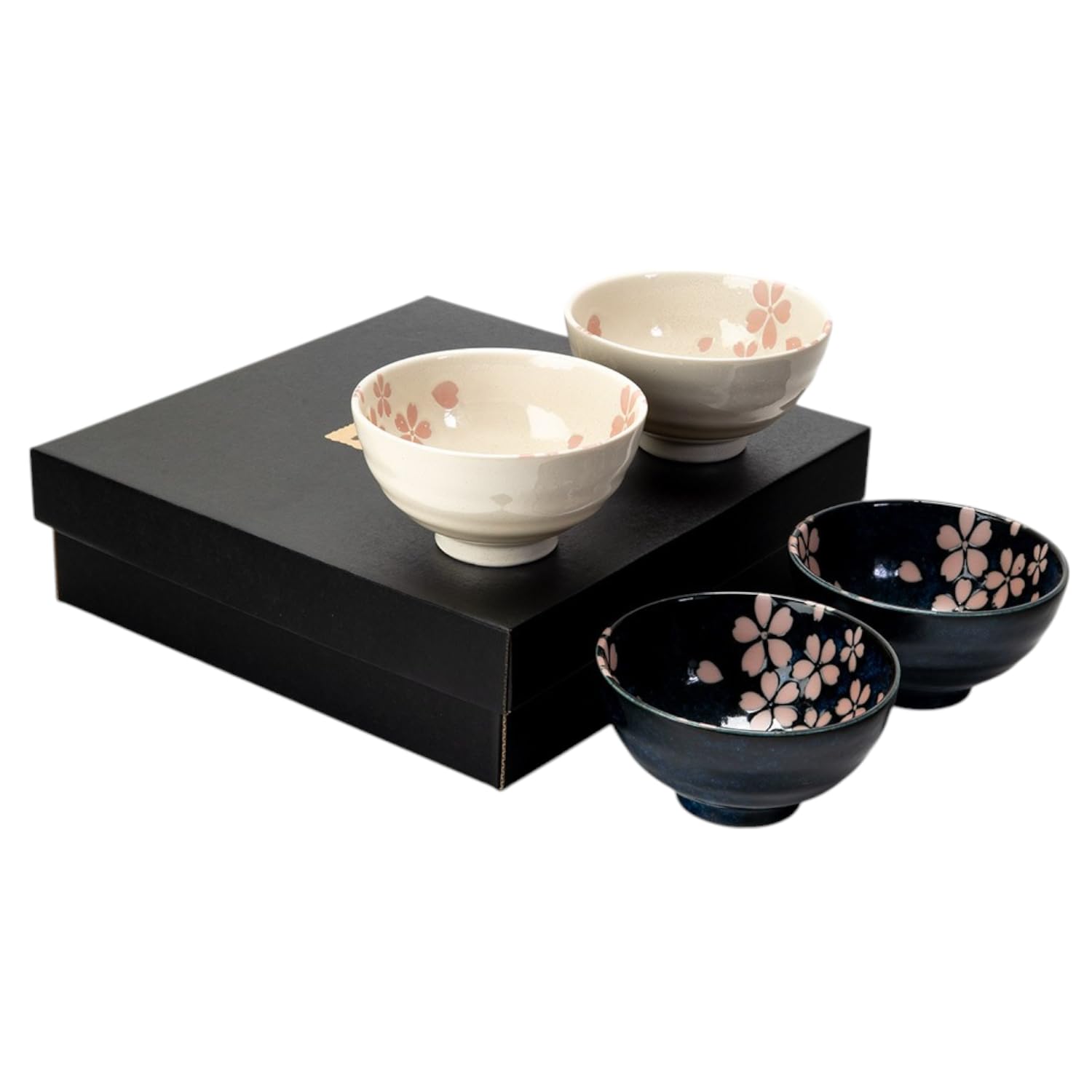 Amazon.com | Urban Tokyo Japanese Rice Bowl Set 4 Piece Hasui