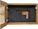 Bellewood Designs Hidden Gun Safe - Iwo Jima Wall Gun Safe - United States Marines Hidden Wall Storage - Wood Gun Cabinet - Handcrafted Gun Concealment Furniture - Hidden Gun Storage