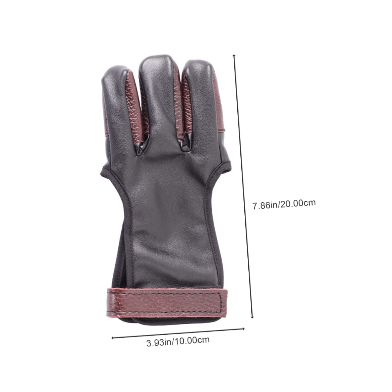 Totority Leather Finger Protector Finger Tab Protector Gloves Durable Material