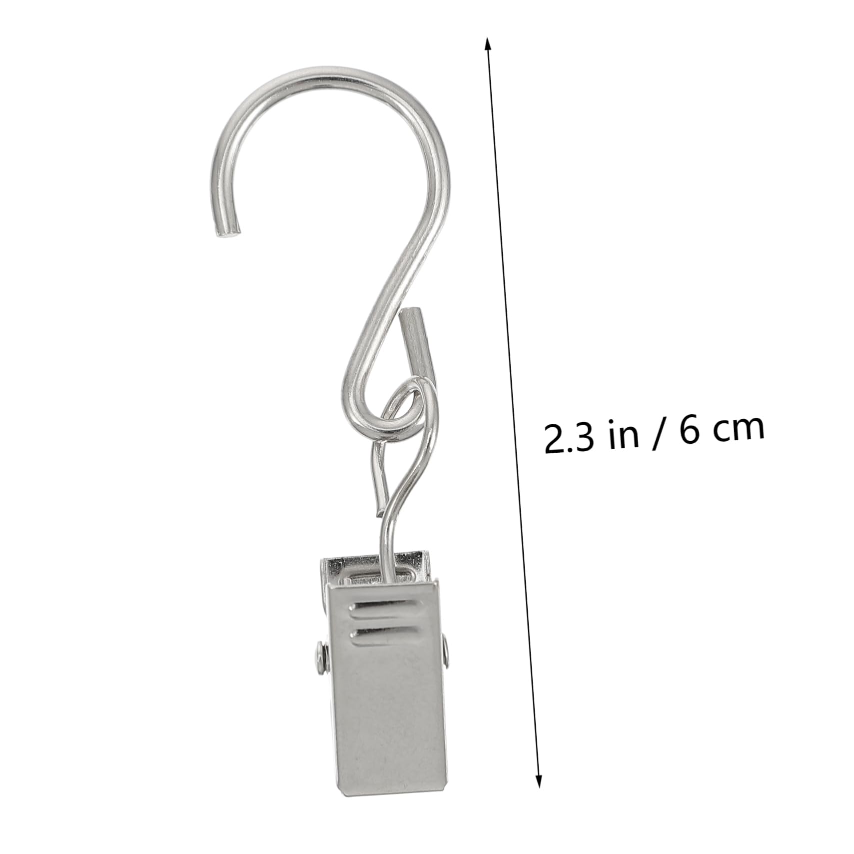 Ciieeo 50pcs Sturdy Curtain Clips Curtain Hook Clamps for Hanging for Festival Displays String Lights and Banners for Home and Events