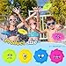 Anboor 4 Pack Water Flying Disc Toys, Water Splashing Toys for Pool Beach Backyard Games (4 Colors)