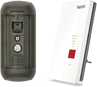 IP Video-Türsprechanlage ALP600 - Bewegungssensor mit Bereichsmarkierung - Stromversorgung 12V Gleichspannung - Gegensprechanlage - Türüberwachung - kein Cloud Server (ALP600 inkl. FRITZ!Rpeater 2400)