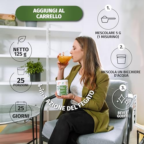Nature's Finest By Nutrisslim Liver Cleanse: Detox Fegato Potenziata Per Adulti - Detox Fegato E Intestino, Previene L'accumulo Di Fegato Grasso E Aumenta L'immunità In Modo Naturale - 6