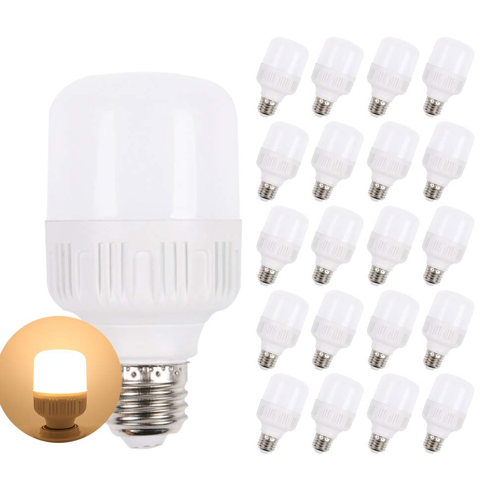 Mengjay E27 LED Glühbirne 9W Warmweiß 2700K-3000K 85W Leuchtmittel Entspricht 360° Abstrahlwinkel 900 Lumen Nicht Dimmbar 20er Pack