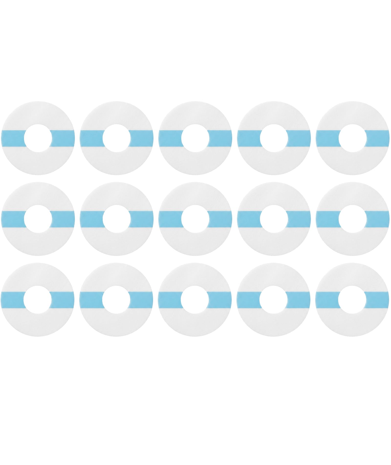 15 Pcs Freestyle Sensor Sticker, Diabetic Patch, Dynamic Reinforcement Protection Patches for Active Lifestyles, Blue Strips Waterproof Patch Cover for Sports-image-14