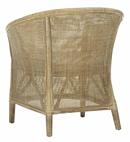 Sillón Acogedor Rattan Blanco miniatura 6