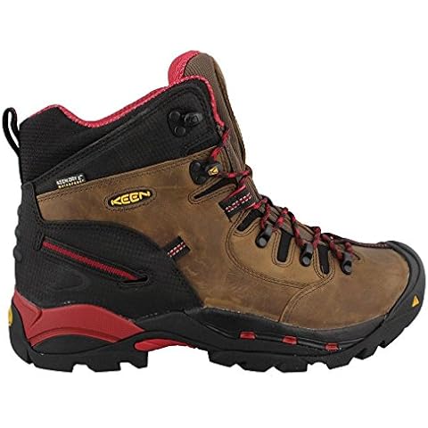 KEEN Utility Men's Pittsburgh 6" Leather Waterproof Steel Toe Work Boots Cover