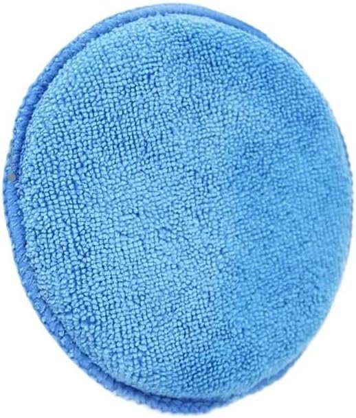 1/2/5PCS 5'' Inch Soft Microfiber Car Wax Applicator Pad Polishing Sponge for Apply and Remove Wax Auto Care Car Cleaning(5PCS)