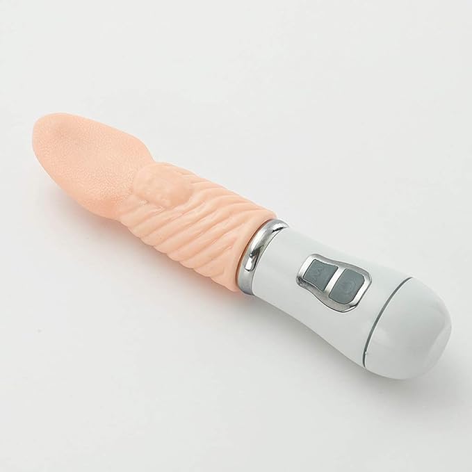 -Juguete sexual pareja vibración Lengua loca 12 Frecuencia ...