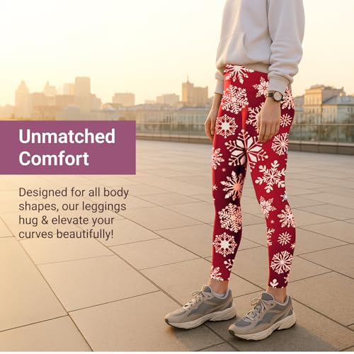 Image of SATINA High Waisted Leggings for Women - Comfortable and Stretchy in Versatile Sizes and Colors