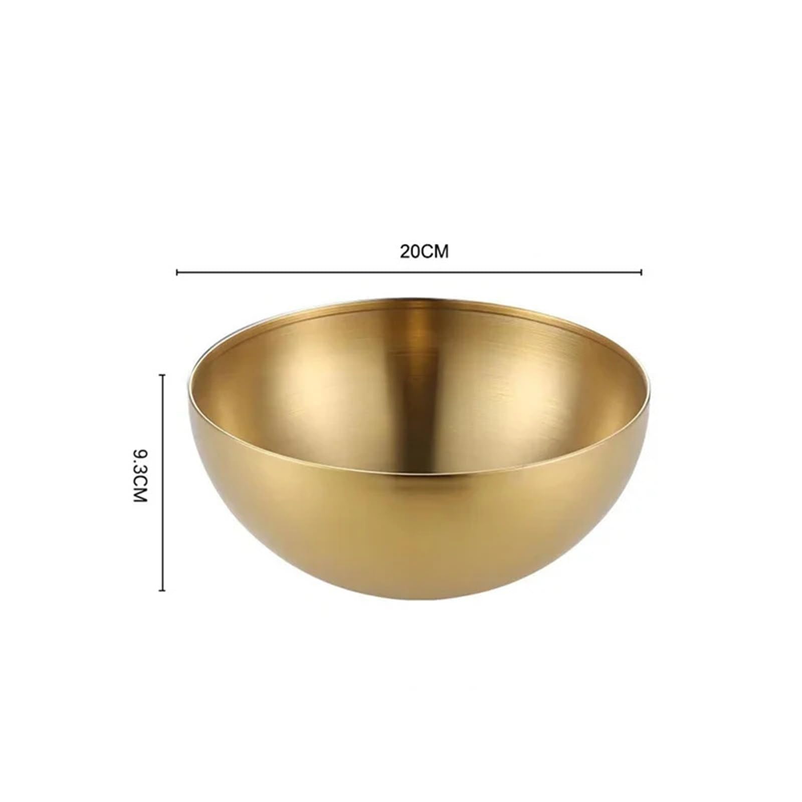 Tazón Para Mezclar Juego de tazones for mezclar acero inoxidable dorado