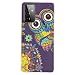 Produktbild Miagon Leuchtend Luminous Hülle für Samsung Galaxy A72,Fluoreszierend Licht im Dunkeln Handyhülle Silikon Case Handytasche Stoßfest Schutzhülle,Blau Eule